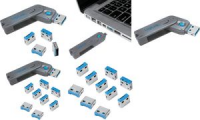 Logilink USB-A-Port Schloss (1X Schlüssel & 1x...