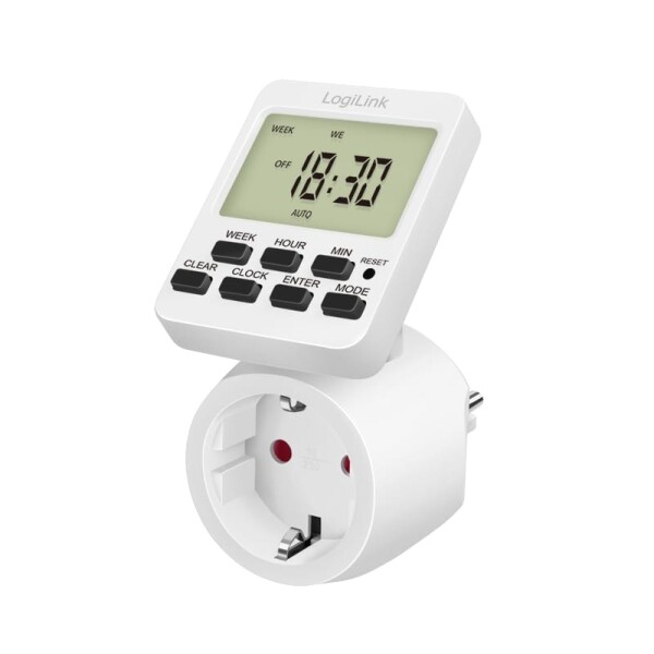 Logilink Zeitschaltuhr, digital drehbares Display