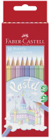 FABER-CASTELL Buntstift pastell 10er Kartonetui