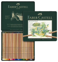 FABER-CASTELL Farbstift Pitt Pastel 24er Metalletui