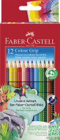 FABER-CASTELL Buntstift Colour Grip 12er Etui