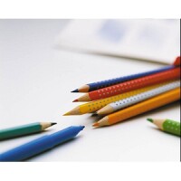 FABER-CASTELL Buntstift Colour Grip 12er-Metalletui