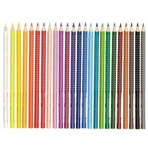 FABER-CASTELL Buntstift Colour Grip 24er Etui