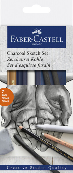 FABER-CASTELL Zeichenset Kohle