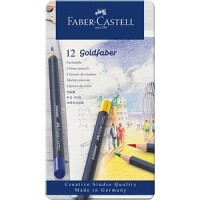 FABER-CASTELL Farbstift Goldfaber 12-Metalletui