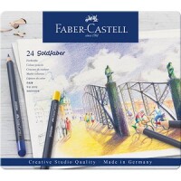 FABER-CASTELL Farbstift Goldfaber 24-Metalletui