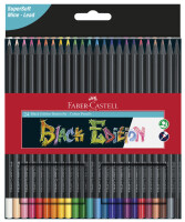 FABER-CASTELL Buntstifte Black Edition 24er Kartonetui