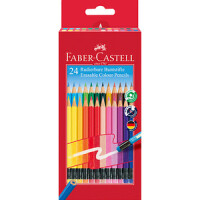 FABER-CASTELL Buntstift radierbar 24er Kartonetui