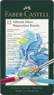 FABER-CASTELL Aquarellstift A.Dürer 12er Metalletui