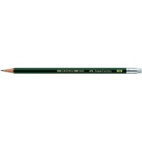 FABER-CASTELL Bleistift Castell 9000 HB mit Gummitip 12 Stk.