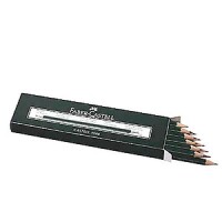 FABER-CASTELL Bleistift Castell 9000 HB mit Gummitip 12 Stk.