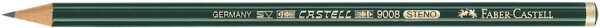 FABER-CASTELL Bleistift Castell Steno 9008 2B 12Stk.