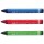 FABER-CASTELL Wachsmalstifte dreikant 24-er Kartonetui