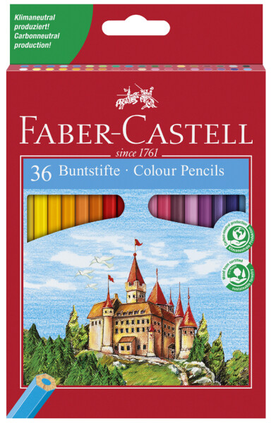 FABER-CASTELL Buntstift Castle 36er Kartonetui