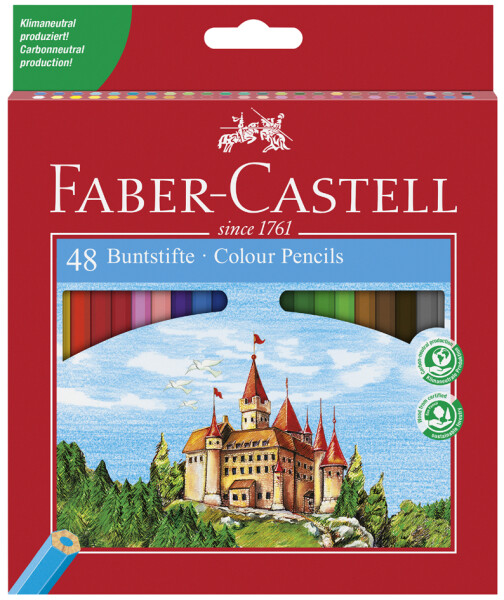FABER-CASTELL Buntstift Castle 48er Kartonetui