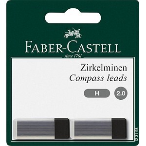 FABER-CASTELL Zirkelmine 2mm 2x 6er H Blister