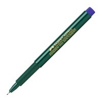 FABER-CASTELL Faserschr. Finepen 1511 0,4 mm blau 10Stk.