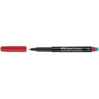 FABER-CASTELL Marker Multimark permanent F rot