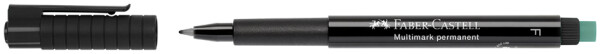 FABER-CASTELL Marker Multimark permanent F schwarz