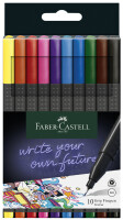 FABER-CASTELL Finepen Grip 0.4 10er Etui