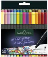 FABER-CASTELL Finepen Grip 0.4 30er Etui