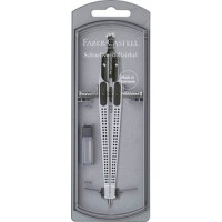 FABER-CASTELL Zirkel Schnellverstellzirkel Grip silber
