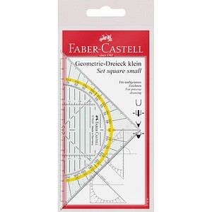 FABER-CASTELL Geometrie-Dreieck klein 14cm