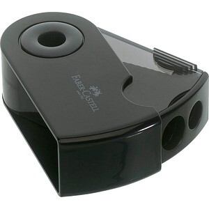 FABER-CASTELL Spitzer Doppelspitzdose Sleeve schwarz