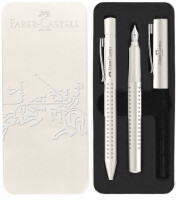 FABER-CASTELL Füller M/KS Set Grip 2010 coconut milk