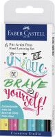 FABER-CASTELL Tuschestift Pitt Artist Pen Lettering 6x