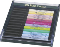 FABER-CASTELL Tuschestift Pitt Artist Pen B 12er Paste