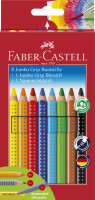 FABER-CASTELL Buntstift Jumbo Grip Promotionetui 8+1+1