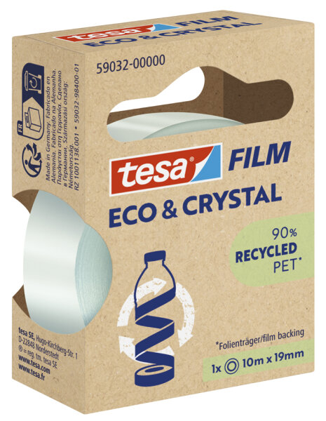 tesa ECO & CRYSTAL, 1 Rolle 10mX19mm HFB