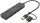 DIGITUS USB 3.0 Hub 4-Port Slim, USB-C Adapter 0,2m Kabel