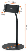 DURABLE Tablethalterung TWIST COMBI schwarz...