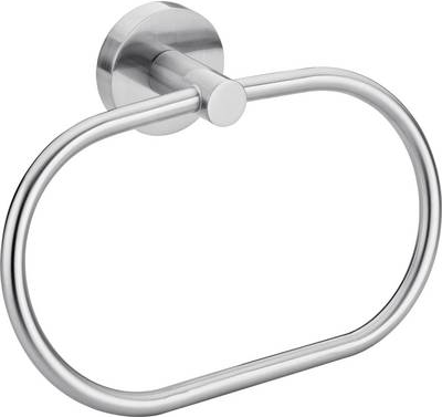 tesa MOON Handtuchring zum Kleben Edelstahloptik rostfrei