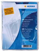 HERMA Ausweishüllen Set 63x90 10 Stück