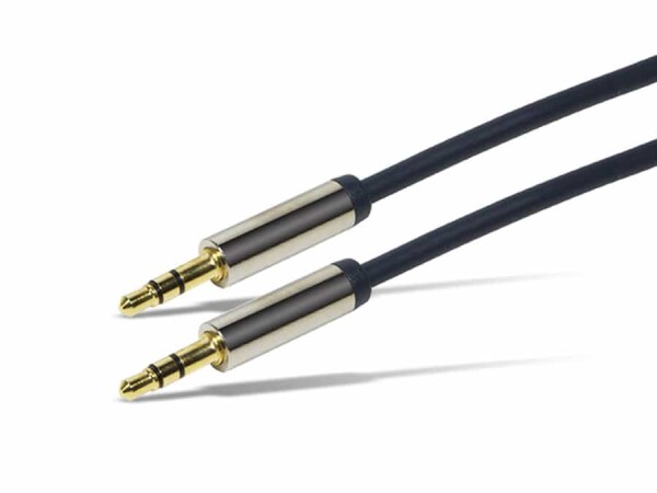 Logolink Audio-Kabel,3,5 mm 3-Pin/M zu 3,5 mm 3-Pin/M,bl 5m