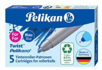 Pelikan Twist eco Tintenroller-Patronen für Pelikano,
