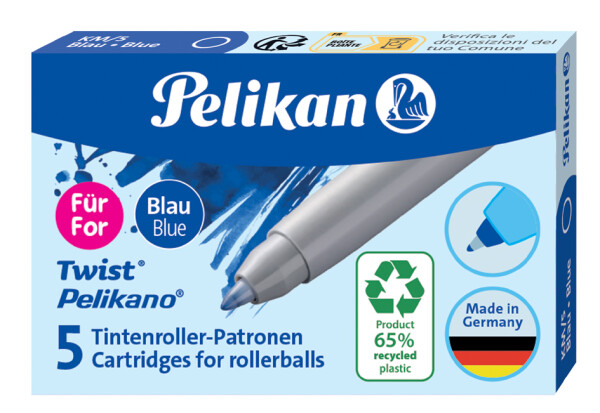 Pelikan Twist eco Tintenro.-Patr.für Pelikano/Twist schwarz