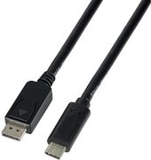 Logilink USB 3.2 Gen1 Type-C Kabel, C/M zu DP/M, 4K/120Hz
