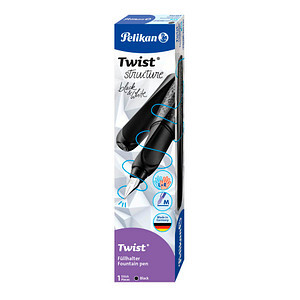Pelikan Twist structure Füller für Re - Linksh. Black M